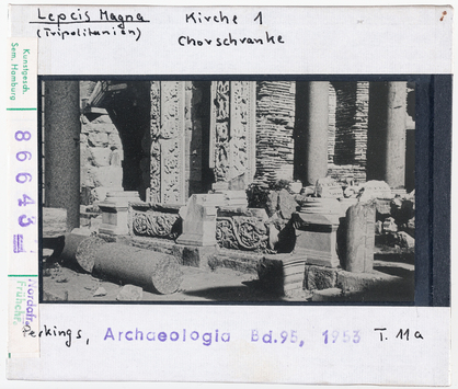 Vorschaubild Leptis Magna: Kirche 1, Chorschranke 